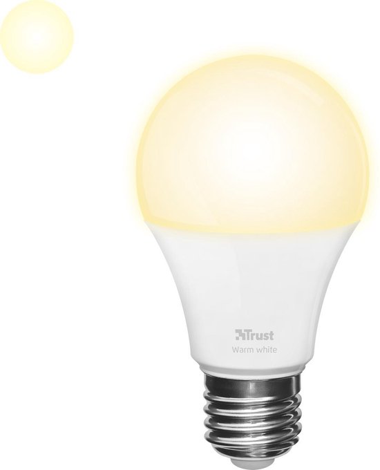 Trust Smart Home - Dimbare E27 Led Lamp - Warm Wit | bol.com
