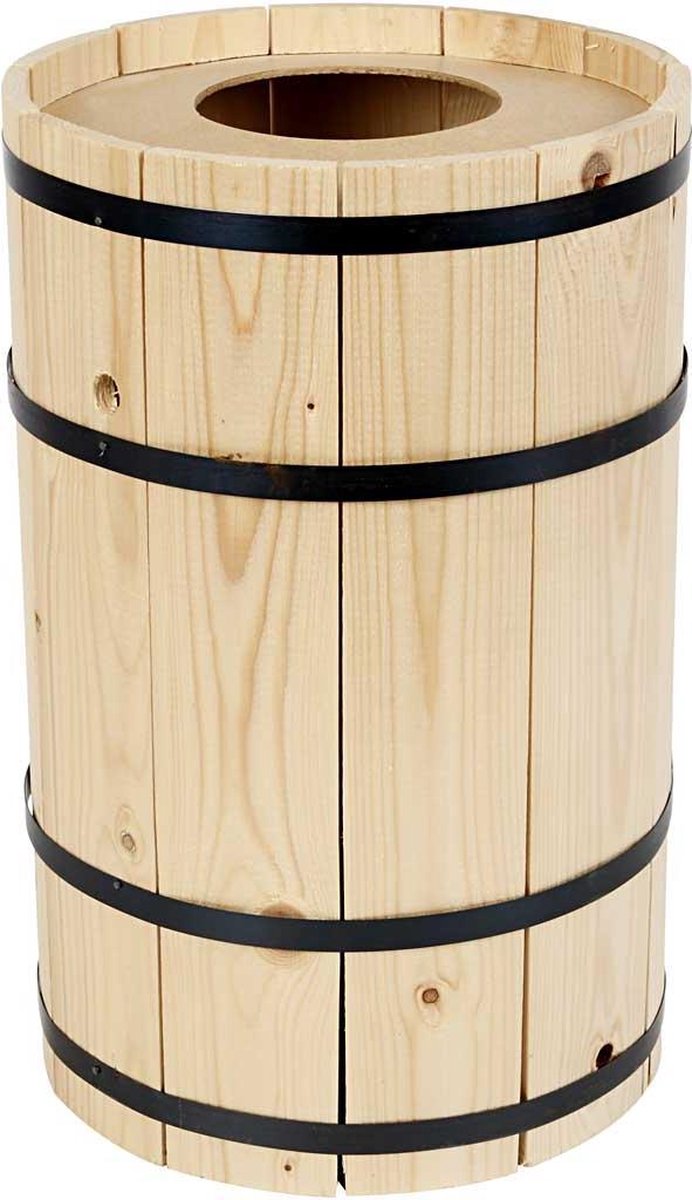 Carnavalsvat, grenen, H: 38 cm, d 24 cm, klein, 1 stuk
