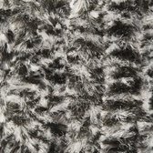 Kattenstaart - Vliegengordijn - Horgordijn - 100cm x 230cm - Zwart/Wit