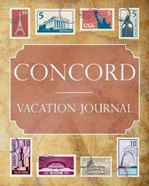 Concord Vacation Journal