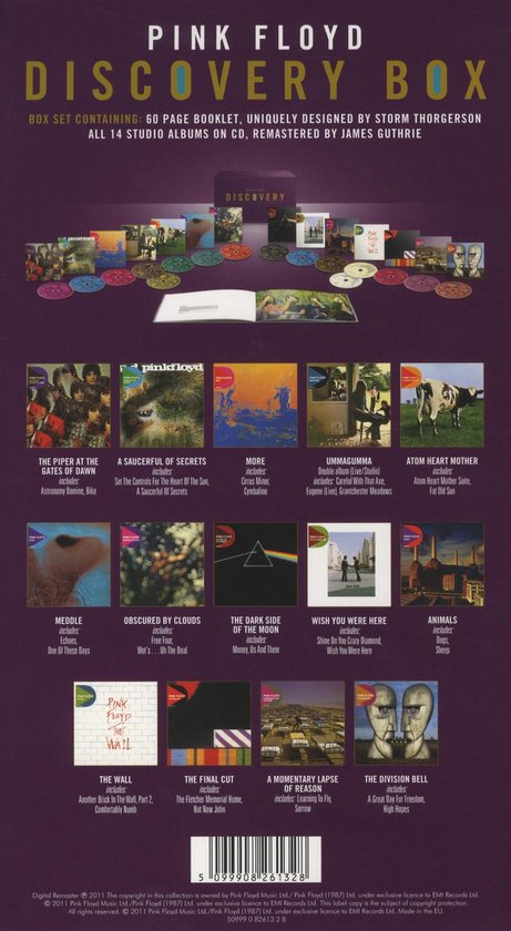 Pink Floyd Discovery Box - Studio Catalogue Box Set cd | bol