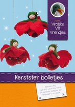 DIY wolvilt pakket: Kerstster bolletjes