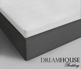Dreamhouse Bedding - Topper Hoeslaken - Katoen - Eenpersoons - 90x200 cm - Wit