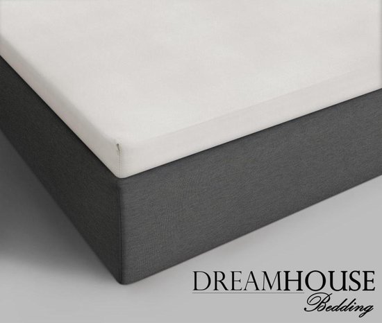 Dreamhouse Topper Hoeslaken - Eenpersoons - 140 x 200 cm - Creme