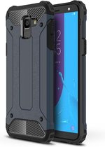 Armor Hybrid Hoesje Samsung Galaxy J6 (2018) - Donkerblauw