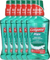Colgate Plax Vert menthe fraîche - Bain de bouche - 6 x 250ml - Pack