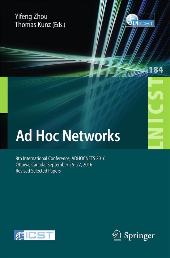 Springer Nature Proceedings Computer Science - Ad Hoc Networ ... - cover
