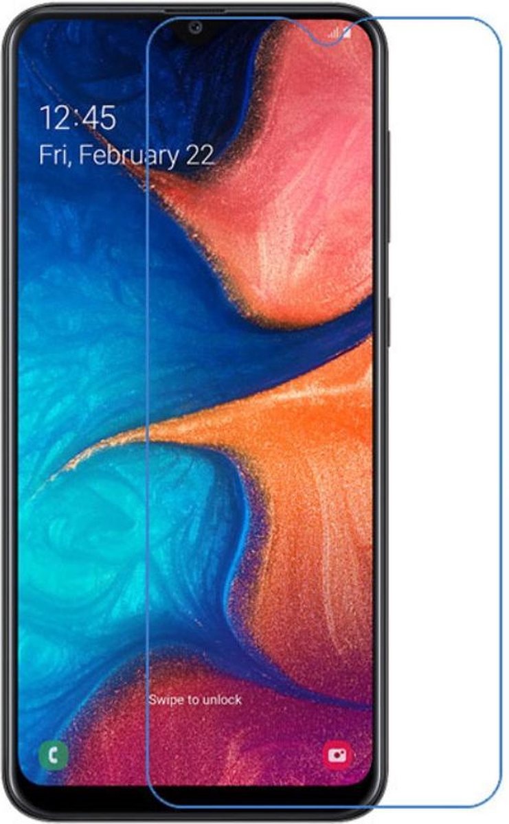 Folie - Geschikt voor Samsung Galaxy A20e Screen Protector - Transparant