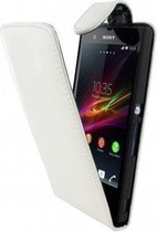Mobiparts PU Flip Case Sony Xperia Z White