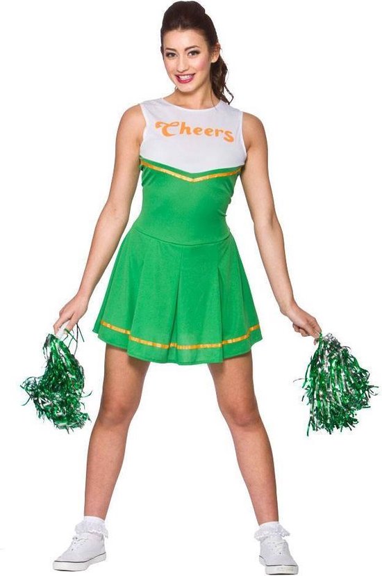Nucleair Billy Goat opblijven Generik Verkleedkleding "Cheers" St Patricks Cheerleader kostuum voor  vrouwen Groen... | bol.com