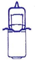 Bosma lampje 6V 3W PX135S hal