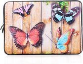Laptop sleeve tot 15.4 inch met vlinders – Multicolour