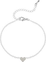 24/7 Jewelry Collection Hart Armband - Zilverkleurig