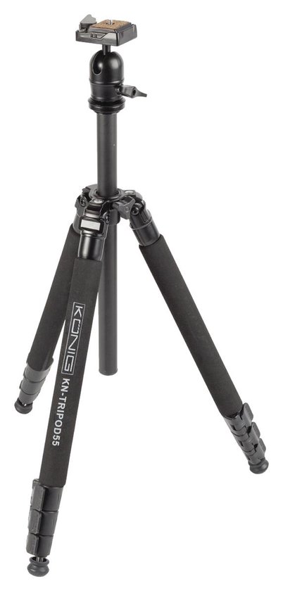 König KN-TRIPOD19 Treppiede Leggero In Alluminio – Altezza Max 105 Cm, Con Borsa