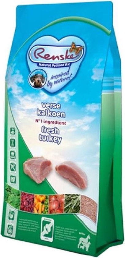 Renske Super Premium Senior Verse Kalkoen - Graanvrij - Hond - Droogvoer - 600 gr