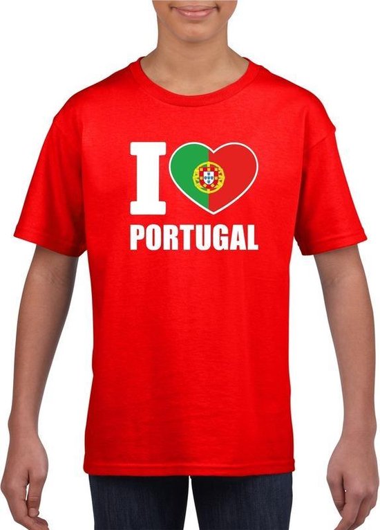 I love Portugal fan shirt kinderen