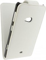 Xccess Leather Flip Case Nokia Lumia 625 White