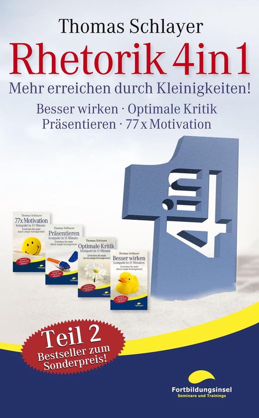 Kleinigkeiten-Ratgeber - Rhetorik 4in1 Teil 2 - cover
