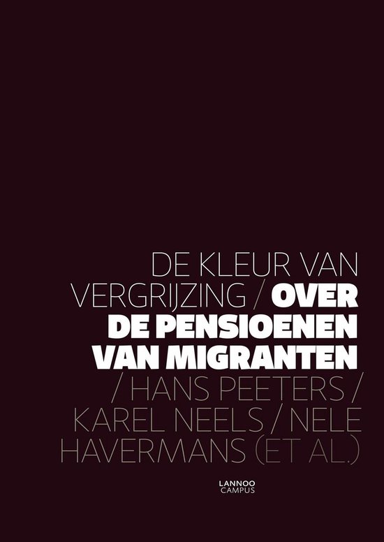 De kleur van vergrijzing - cover