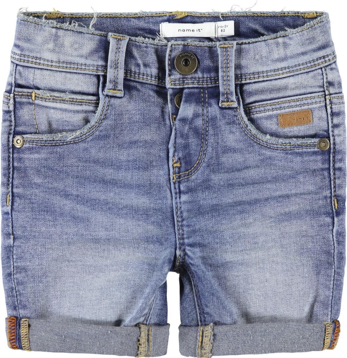 Name it Jongens Jeans short - Light Blue D - Maat 92 | bol.com
