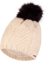 Dare2b-Crystalizd Beanie-Wintersportmuts-Vrouwen-MAAT One Size-Wit
