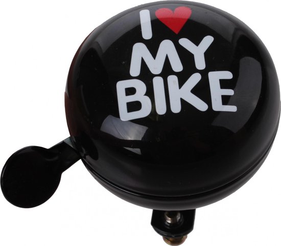 Fauteuil Mooi Omhoog gaan Cycle Tech Fietsbel I Love My Bike Zwart 60 Mm | bol.com