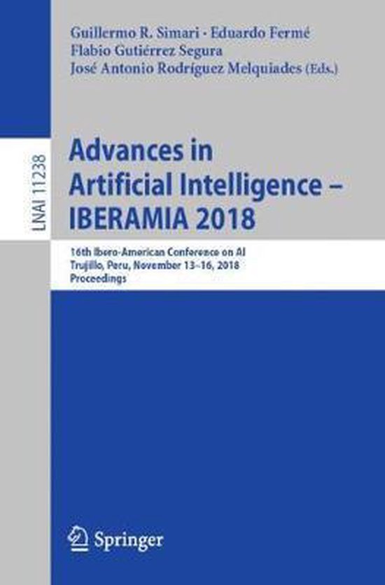 Lecture Notes in Computer Science11238- Advances in Artifici ... - cover