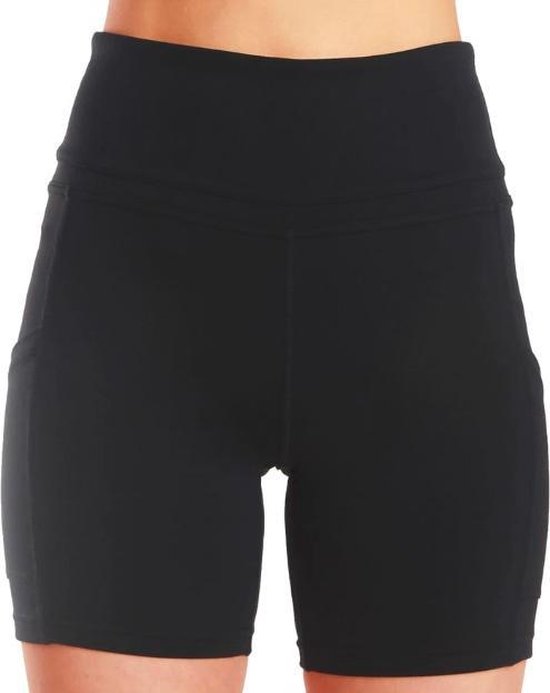 Poppie & Moppie - Korte legging met zakken - Dames - Zwart - Maat M