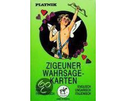 Zigeuner Wahrsagekarten. Deutsch/Englisch/Kroatisch/Ungarisch/Französisch/Italienisch