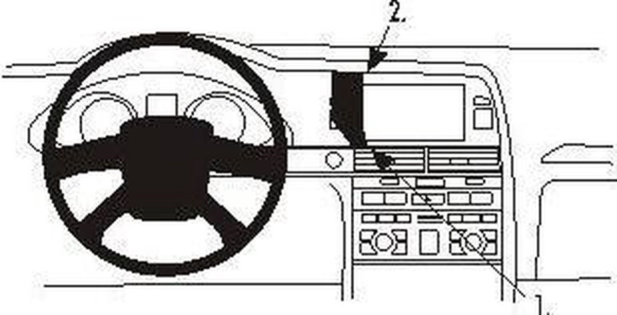 Brodit center mount v. Audi A6 04-