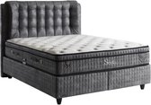 Boxspring met opbergruimte – Opberg Boxspring Sevilla Grijs 140X200