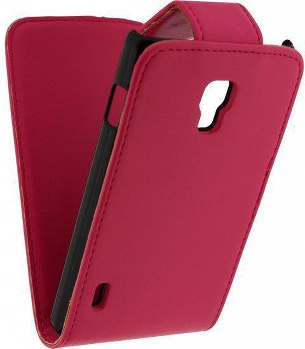 Xccess Leather Flip Case LG Optimus L7 II Pink