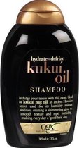 OGX Hydrate + Defrizz Kukui Oil Shampoo Vrouwen Shampoo 385ml