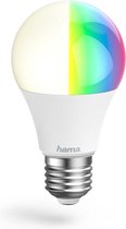 Hama Wifi-ledlamp E27 10W RGB Dimbaar