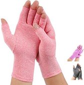 Pro-orthic Reuma Artritis Handschoen Anti-Slip Roze - Small