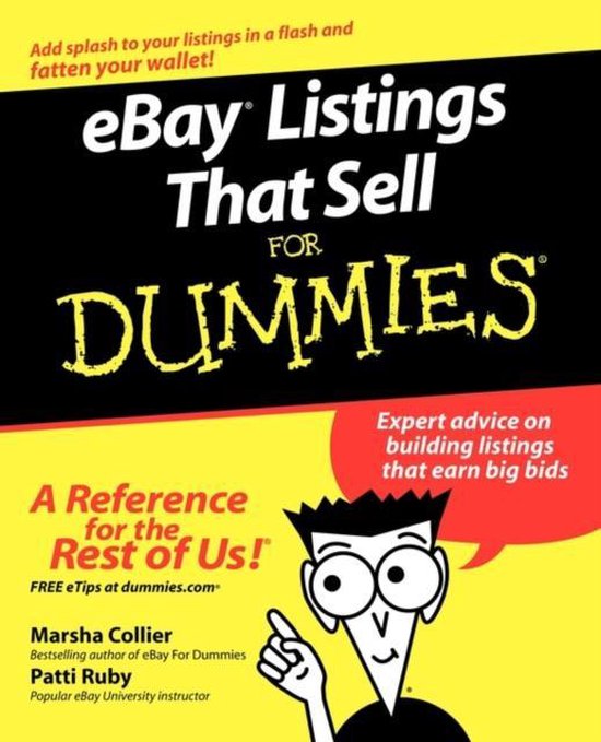 Ebay Listings That Sell For Dummies - cover
