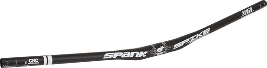 Foto: Spank spike 800 race mtb riser stuur 31 8 wit zwart rise 15 mm