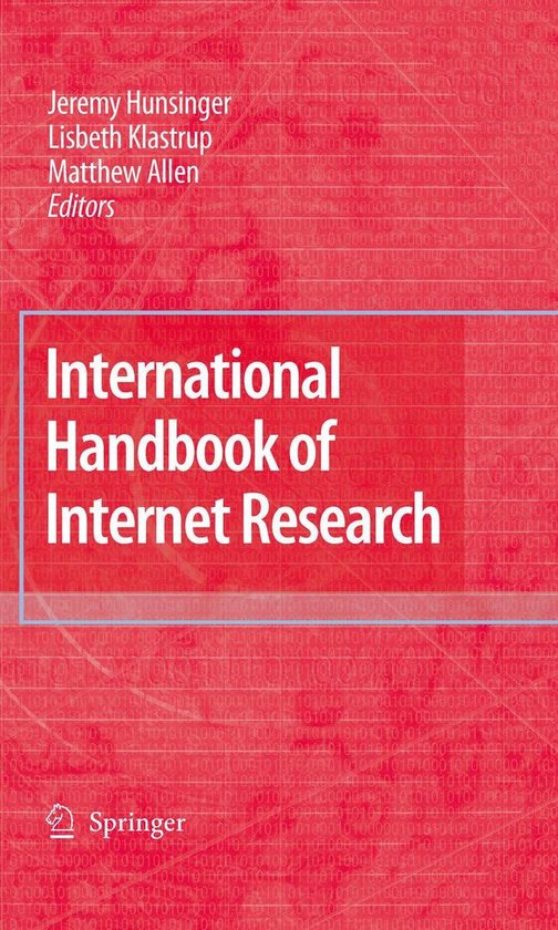 International Handbook of Internet Research - cover