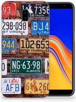 Geschikt voor Samsung Galaxy J6 Plus (2018) Uniek TPU Hoesje Kentekenplaten