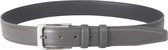 Leren Heren Riem Of Leren Dames Riem - 3.5 cm Breed - Grijs - Taillemaat 105 cm