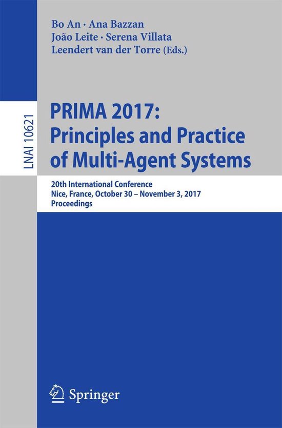 Springer Nature Proceedings Computer Science - PRIMA 2017: P ... - cover