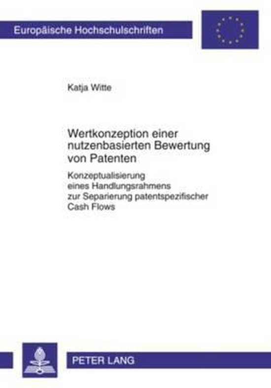 Wertkonzeption einer nutzenbasierten Bewertung von Patenten - cover