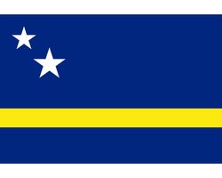 Vlag Curacao 90 x 150 cm