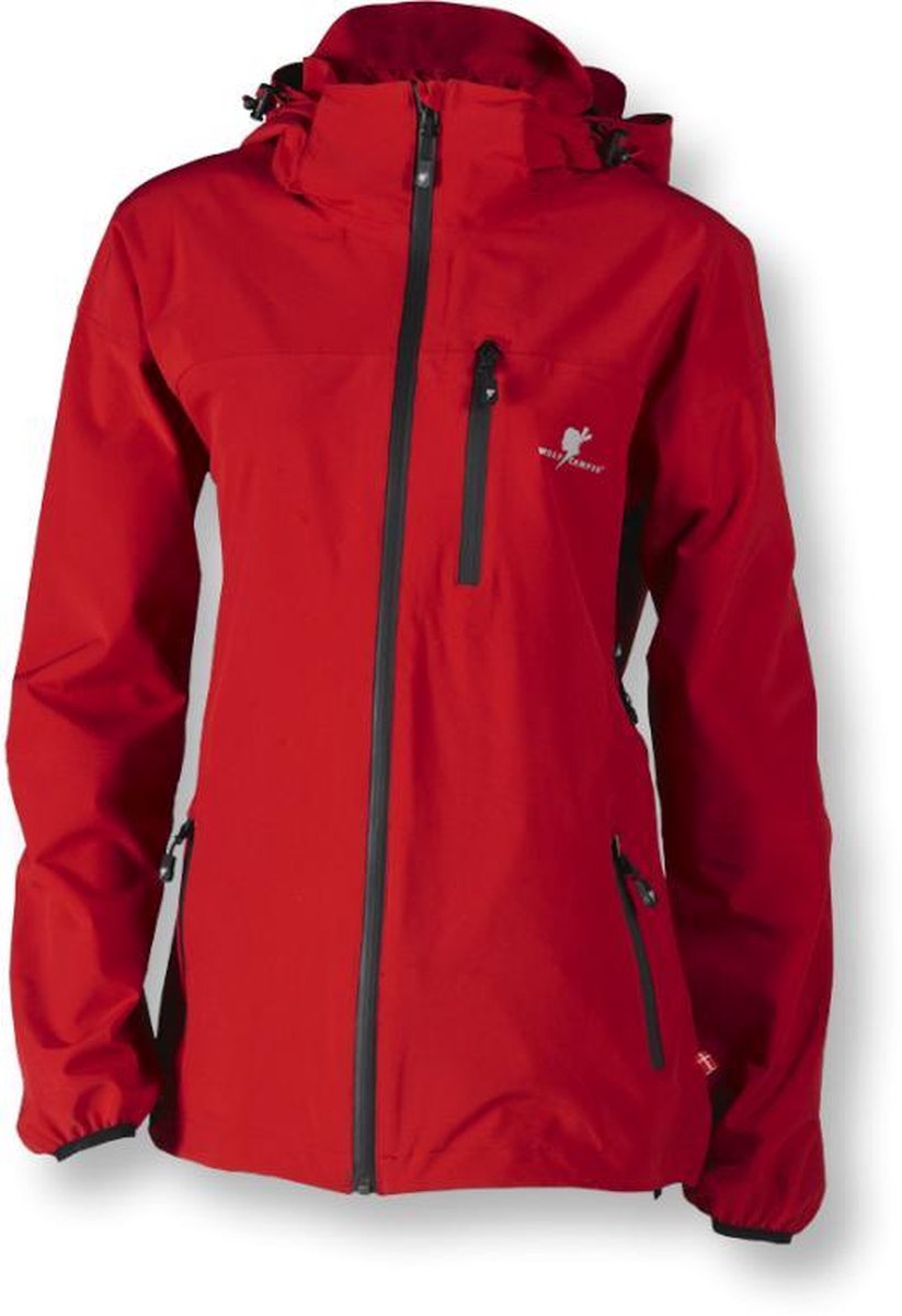 Wolf Camper Rainforest damesjas Rood
