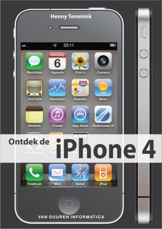 Cover van het boek 'Ontdek de iPhone 4' van H. Temmink