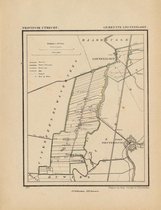 Historische kaart, plattegrond van gemeente Loenersloot in Utrecht uit 1867 door Kuyper van Kaartcadeau.com