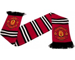 Manchester United sjaal stripe rood