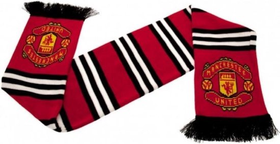 Manchester United sjaal stripe rood