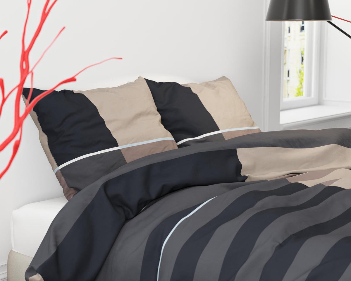 Dekbedovertrekset, Beddengoed, Modern, Lichtgewicht, 140x200/220 cm cm, incl. 1 kussensloop 60x70, Creme