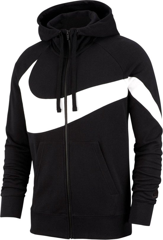 Nike Sportswear Hoodie Sweatvest Heren Sportvest - Maat XL - Mannen -  zwart/wit | bol.com